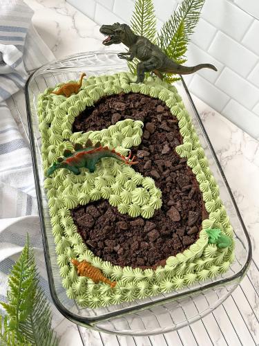 Dinosaur Cake - Made To Be A Momma